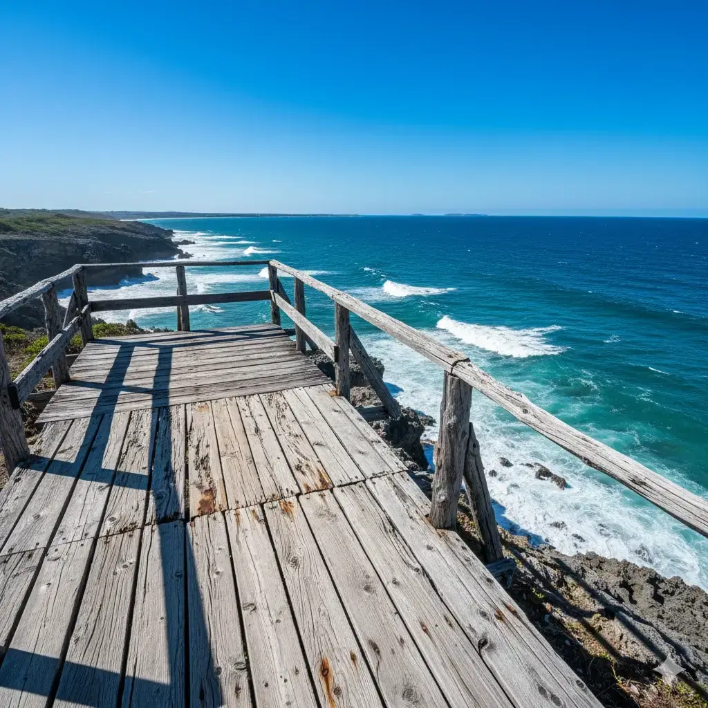 Original weathered deck photo