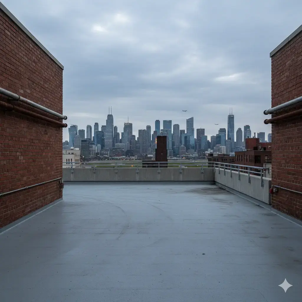 Original empty rooftop photo