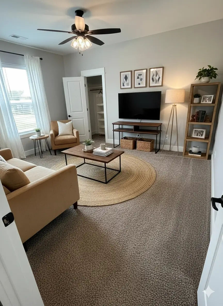 AI designed bedroom
