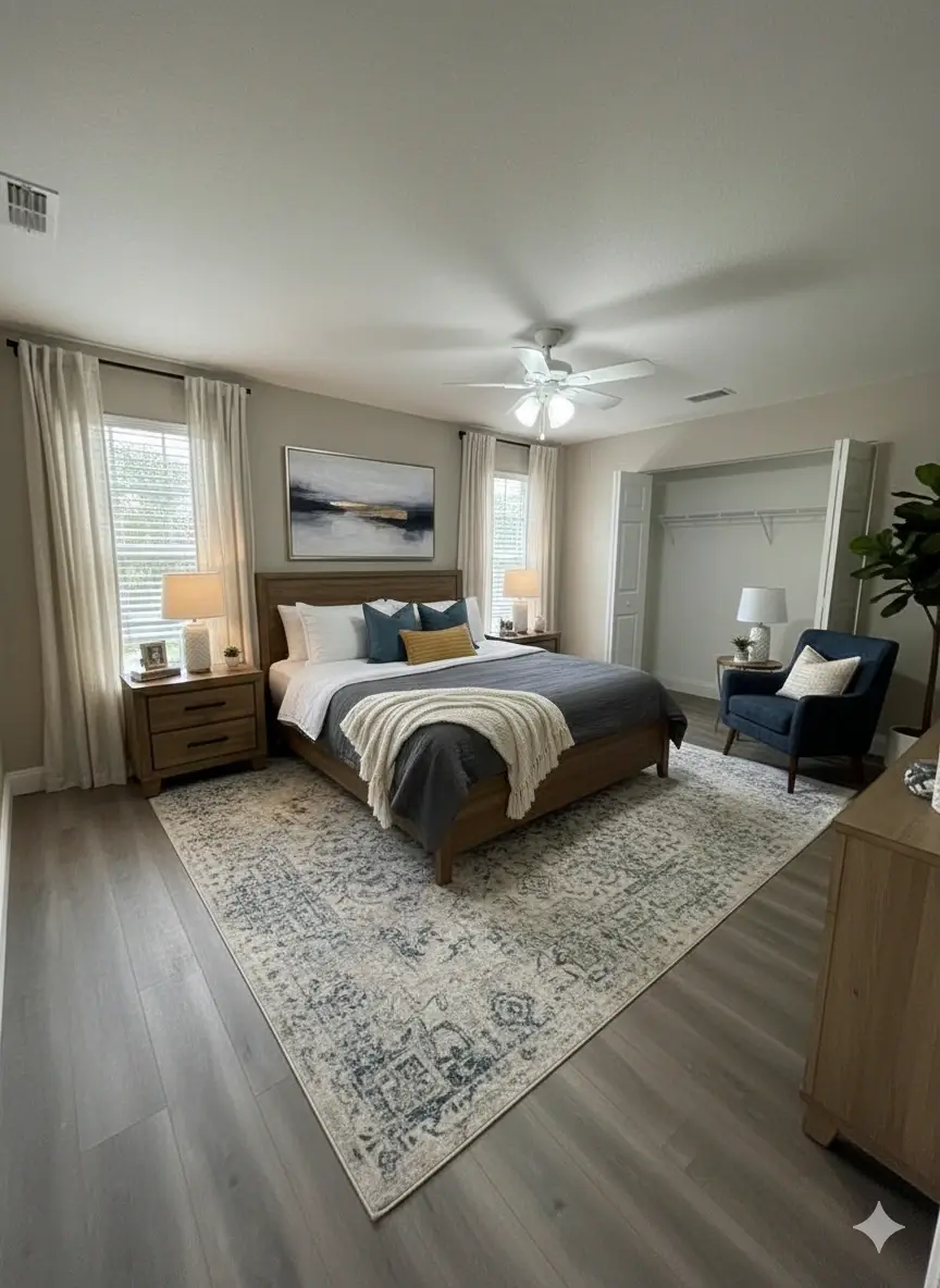 AI designed room transformation