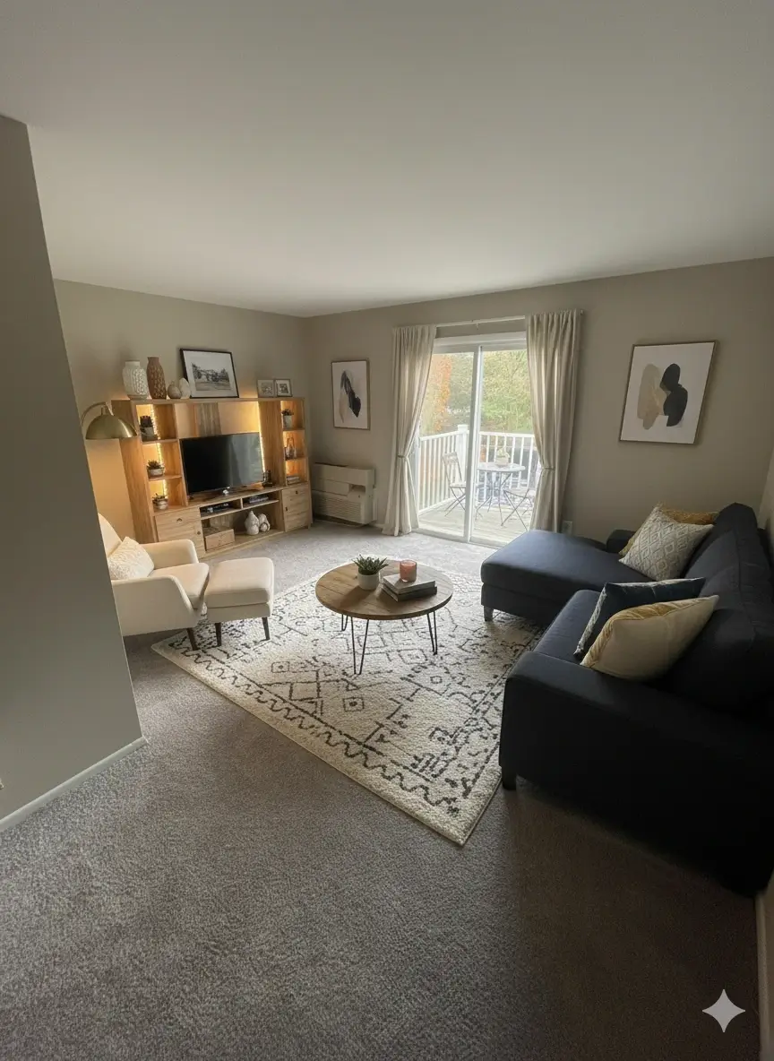 AI designed living room