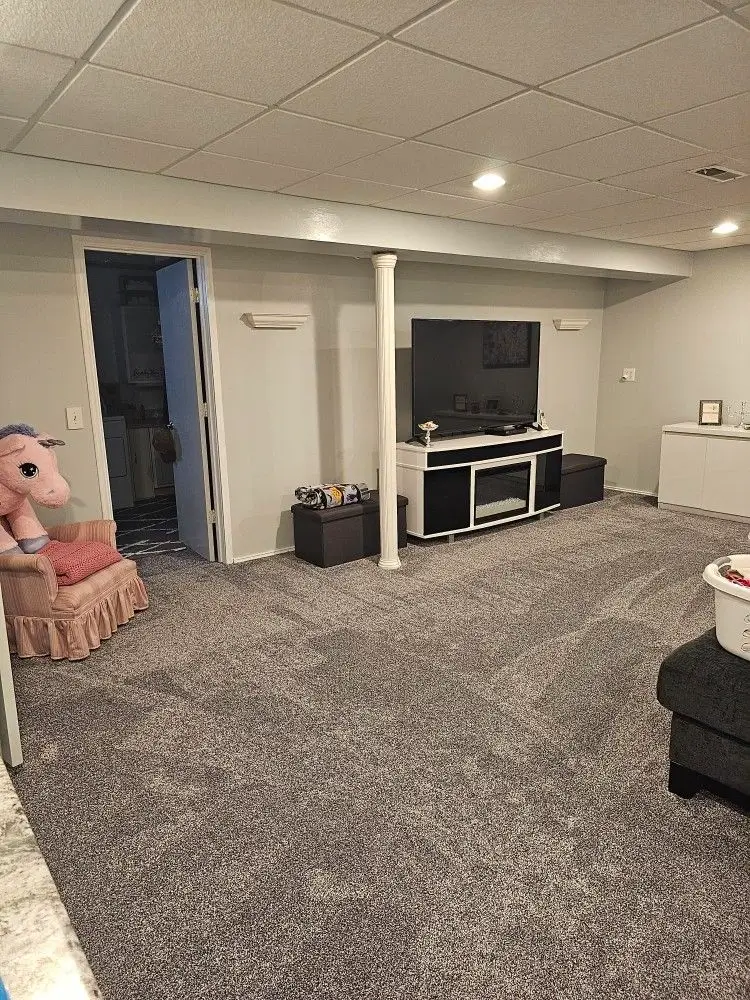 Original basement family room