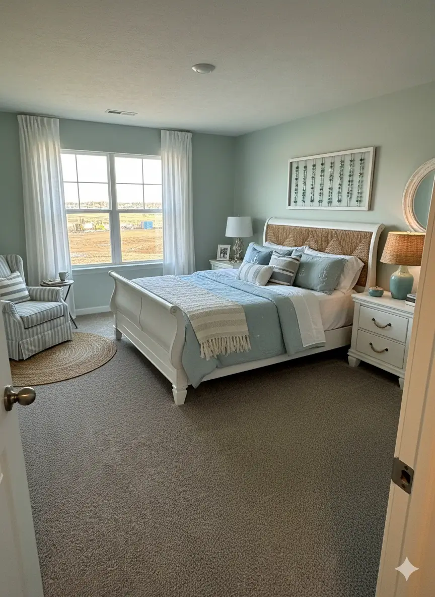 Coastal style AI room design - AI Designed