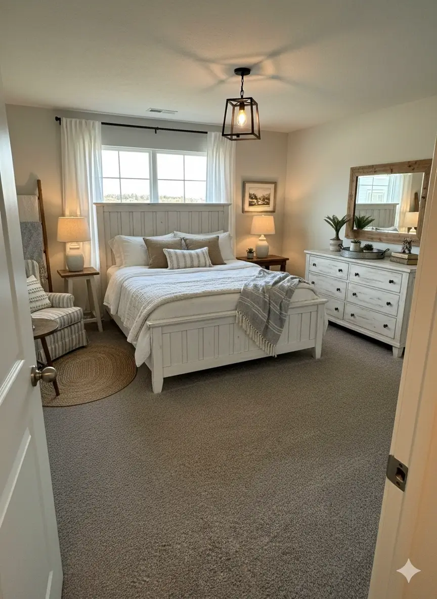 Farmhouse style AI room design - AI Designed