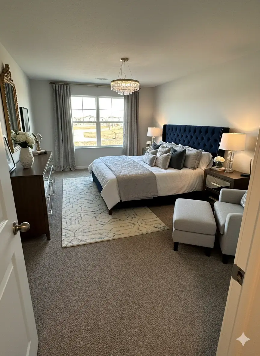 Luxury style AI interior design - AI Designed